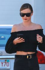 MIRANDA KERR Out and About in Los Angeles 09/28/2016
