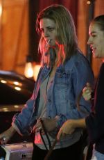 MISCHA BARTON Smoking Outside a Bar in Hollywood 09/19/2016