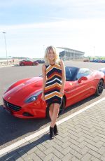 MOLLIE KING at Ferrari California T Experience Day at Silverstone Stowe Circuit 09/23/2016