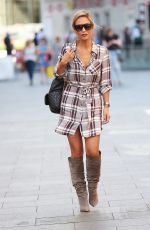 MYLEENE KLASS Out in London 09/08/2016