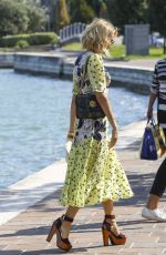 NAOMI WATTS Arrives at a Private Dock in Venice 09/02/2016