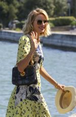 NAOMI WATTS Arrives at a Private Dock in Venice 09/02/2016