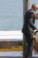 NAOMI WATTS Arrives at a Private Dock in Venice 09/02/2016