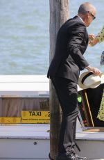 NAOMI WATTS Arrives at a Private Dock in Venice 09/02/2016
