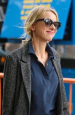 NAOMI WATTS on the Set of 