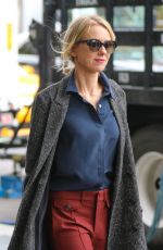 NAOMI WATTS on the Set of 
