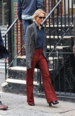 NAOMI WATTS on the Set of 