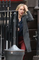 NAOMI WATTS on the Set of 