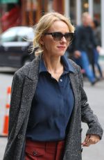 NAOMI WATTS on the Set of 