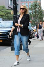 NAOMI WATTS Out and About in New York 09/16/2016