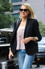 NAOMI WATTS Out and About in New York 09/16/2016