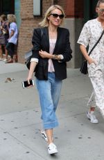 NAOMI WATTS Out and About in New York 09/16/2016