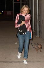 NAOMI WATTS Walks Her Dog Out in New York 09/26/2016