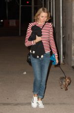 NAOMI WATTS Walks Her Dog Out in New York 09/26/2016