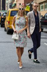 NICKY HILTON Arrives at a Fashion Show at NYFW 09/13/2016