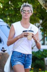 NICKY HILTON Out for Coffee in Hamptons 09/04/2016