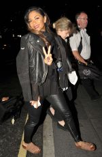 NICOLE SCHERZINGER Leaves Her Hotel in Dublin 09/29/2016