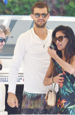 NICOLE SCHERZINGER in Bikini Top on Holiday in Portofino 09/12/2016