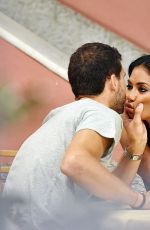 NICOLE SCHERZINGER in Bikini Top on Holiday in Portofino 09/12/2016