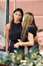 NICOLE SCHERZINGER in Bikini Top on Holiday in Portofino 09/12/2016