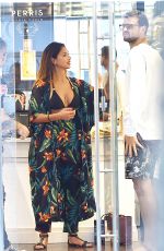 NICOLE SCHERZINGER in Bikini Top on Holiday in Portofino 09/12/2016