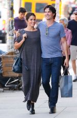 NIKKI REED and Ian Somerhalder Out Shopping in New York 09/21/2016