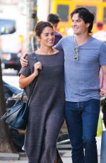 NIKKI REED and Ian Somerhalder Out Shopping in New York 09/21/2016