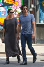 NIKKI REED and Ian Somerhalder Out Shopping in New York 09/21/2016