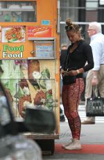 NINA AGDAL in Out and About in New York 09/28/2016