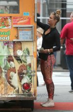 NINA AGDAL in Out and About in New York 09/28/2016