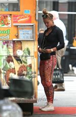 NINA AGDAL in Out and About in New York 09/28/2016