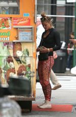 NINA AGDAL in Out and About in New York 09/28/2016