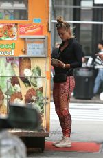 NINA AGDAL in Out and About in New York 09/28/2016
