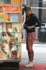 NINA AGDAL in Out and About in New York 09/28/2016