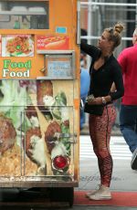 NINA AGDAL in Out and About in New York 09/28/2016