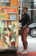 NINA AGDAL in Out and About in New York 09/28/2016