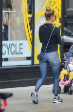 NINA AGDAL Leaves Soul Cycle in New York 09/14/2016