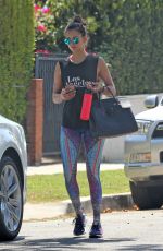 NINA DOBREV Leaves a Gym in Los Angeles 09/21/2016