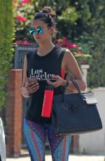 NINA DOBREV Leaves a Gym in Los Angeles 09/21/2016