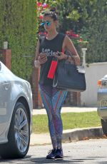 NINA DOBREV Leaves a Gym in Los Angeles 09/21/2016
