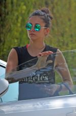 NINA DOBREV Leaves a Gym in Los Angeles 09/21/2016