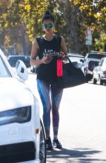 NINA DOBREV Leaves a Gym in Los Angeles 09/21/2016