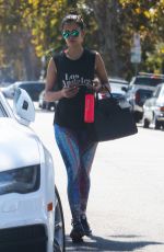 NINA DOBREV Leaves a Gym in Los Angeles 09/21/2016