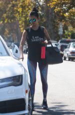 NINA DOBREV Leaves a Gym in Los Angeles 09/21/2016