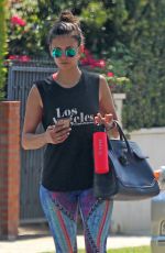 NINA DOBREV Leaves a Gym in Los Angeles 09/21/2016