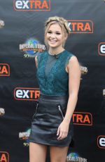 olivia holt - on the set of 