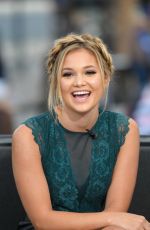 olivia holt - on the set of 