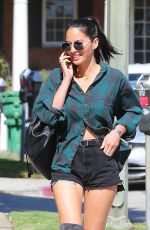 OLIVIA MUNN in Shorts Out in Beverly Hills 09/14/2016