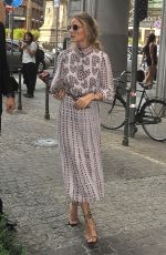 OLIVIA PALERMO Out at Milan Fashion Week 09/23/2016