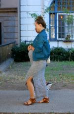 OLIVIA WILDE Out and About in Brooklyn 09/15/2016